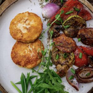 Курячі котлети з овочами
